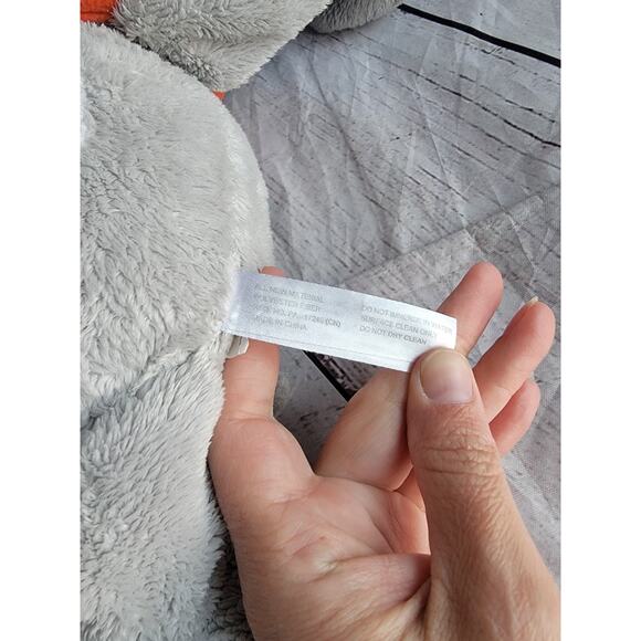 Carter's Take Flight Aviator Puppy Dog Plush Lovey Pilot Gray Blue Stuffed 13 In - Picture 5 of 7